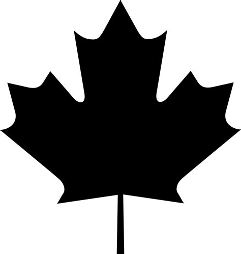 leaf clipart|maple leaf clip art black and white.